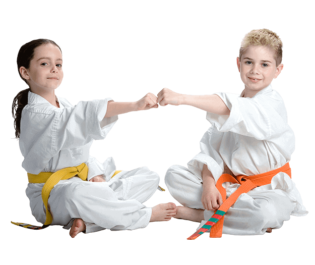 Martial Arts Lessons for Kids in Escondido CA - Kids Greeting Happy Footer Banner