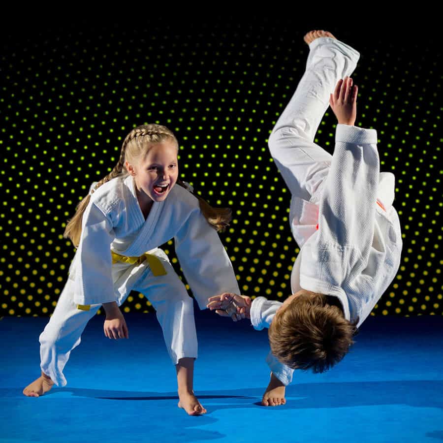 Martial Arts Lessons for Kids in Escondido CA - Judo Toss Kids Girl