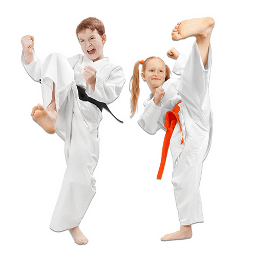 Martial Arts Lessons for Kids in Escondido CA - Kicks High Kicking Together