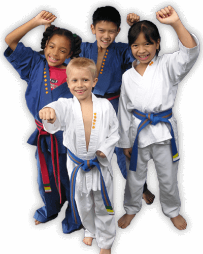 Martial Arts Summer Camp for Kids in Escondido CA - Happy Group of Kids Banner Summer Camp Page